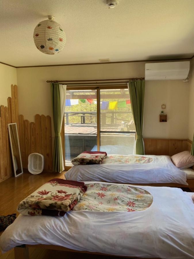 Azumino Backpackers 山の風 호텔 Matsukawa 외부 사진