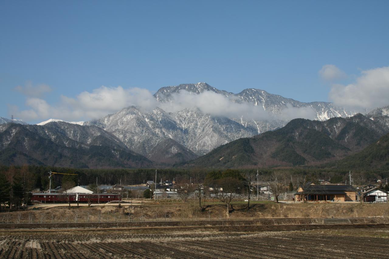 Azumino Backpackers 山の風 호텔 Matsukawa 외부 사진