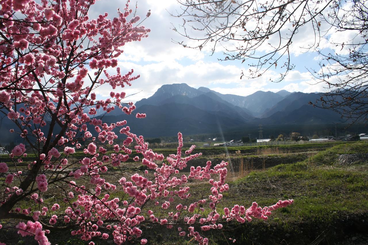 Azumino Backpackers 山の風 호텔 Matsukawa 외부 사진
